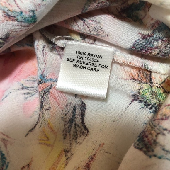 ***DONATED*** Buy Now: Antiba Femme Floral Top - Picture 5 of 6